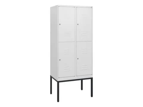 dubbeldekse locker,HxBxD 1950x800x500mm,2x2vak.,vak B 400mm