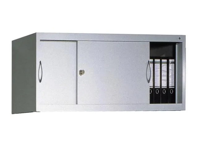 Armoire superposable,corps RAL7035,face avant RAL3003