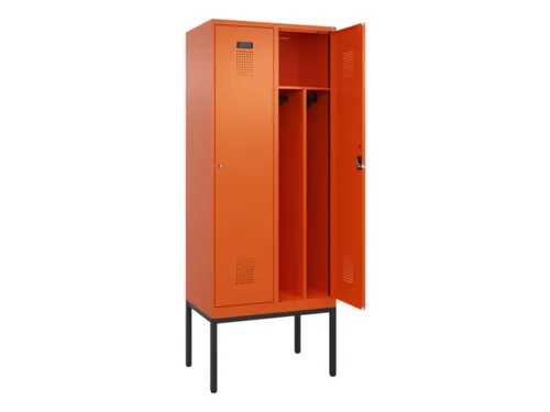 locker voor scheiding van kleding,HxBxD 2120x800x500mm,2vak