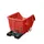PE-kiepbak,HxLxB 660x1420x920mm,0,3m³,draagverm. 150kg,rood,wielen