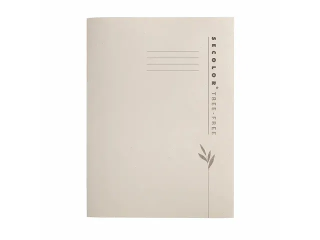 Dossiermap Djois Secolor Tree-Free A4 3 kleppen 226gr beige