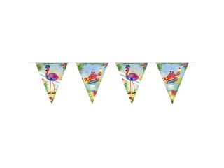 Vlaggenlijn Flamingo Meerkleurig 10m - 3