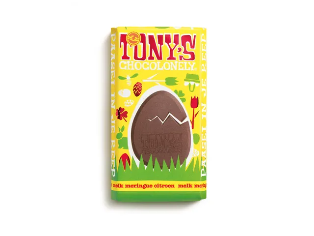 Chocolade Tony's paasreep melk citroen meringue