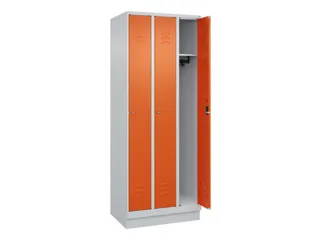locker,HxBxD 1950x750x500mm,3vak,vak B 250mm,cil.-slot,sokkel - 2