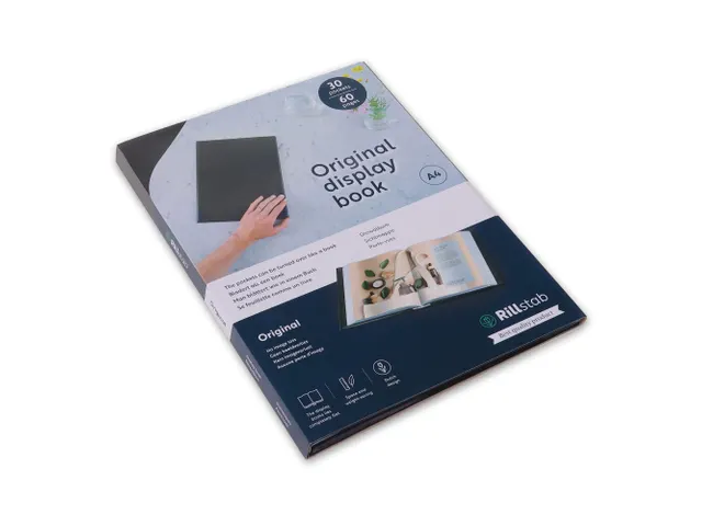 Showmap Rillstab A4 RI99434 3 Kanaals 30 Tas Zwart