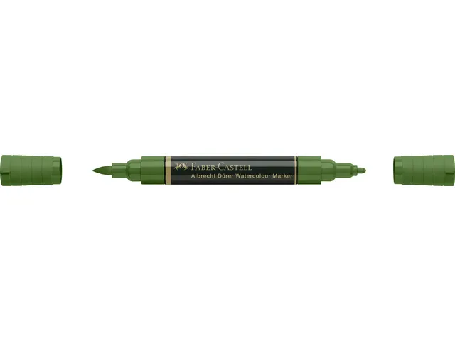 Aquarel marker Faber-Castell Albrecht Dürer 167 permanent olijfgroen