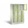 Lockerkast 1800x1200x500mm 3x3 vakken Cilinderslot, Sokkel RDS1108060