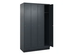 locker,HxBxD 1950x1200x500mm,4vak,vak B 300mm,cil.-slot,sokkel