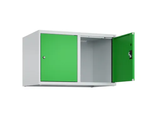opzetkast,v. locker,2vak.,vak B 400mm,HxBxD 500x800x500mm,cilinderslot