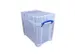 Opbergbox Really Useful 19 liter 395x255x330mm transparant wit