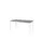 Domino Basic Tafel Vaste Hoogte 1600x800mm Logan Eiken Wit 4-Poots
