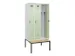 locker met bank,voor scheiding van kleding,HxBxD 2120x900x815mm,3vak