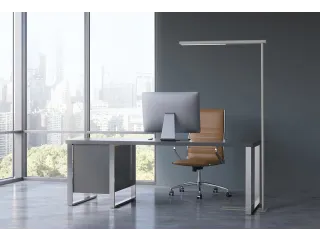 Vloerlamp MAUL Jet LED hoog 195cm aluminium - 3
