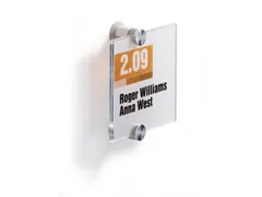 Deurbordje Durable Crystal Sign 4820 105x105mm