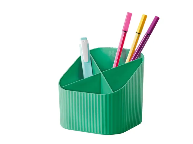 Pennenkoker HAN Re-X-LOOP 4-vaks, groen 100% gerecycled materiaal