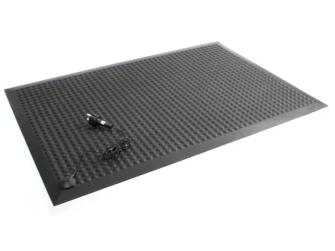 ESD-werkplekmat,ESD,HxLxB 15x900x600mm,moeilijk ontvlambaar,PU,genopt