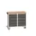 montagetafel 980x1050x600mm multiplexblad 10 laden duwbeugel RAL7016