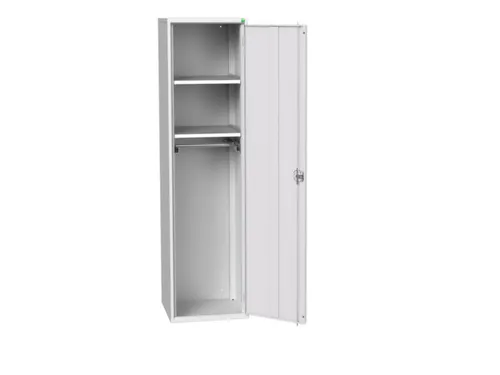 Lockerkast 2000x525x550mm 2 vakken, vleugeldeur, RAL7035