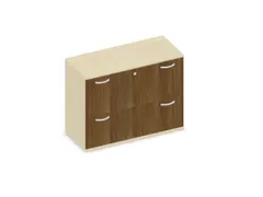 hangmappenkast 770x1000x430mm 2hangmappenframes Esdoorn+ Noten