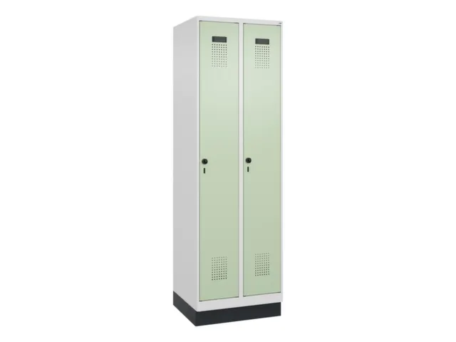 locker voor scheiding van kleding,HxBxD 1950x600x500mm,2vak