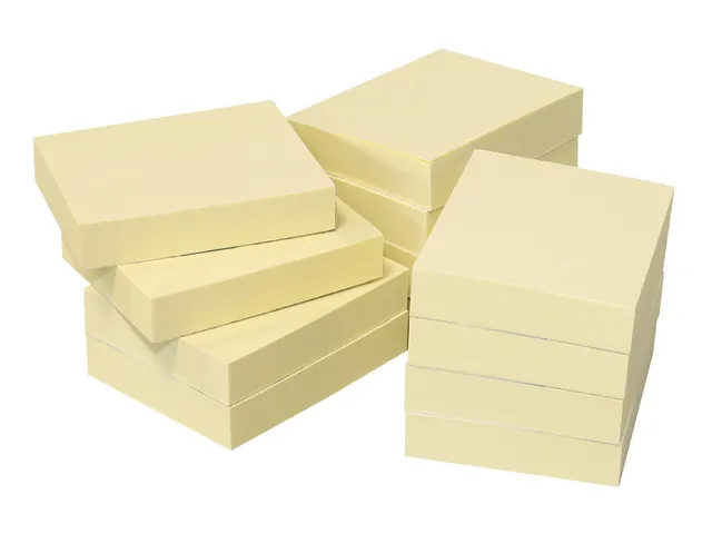 Info Nature Notes Geel 50X40Mm 12 Blokken A 100 Vel