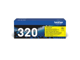 Tonercartridge Brother TN-320Y geel - 1