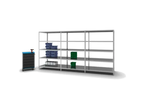 magazijnstelling,grondveld,HxBxD 2000x1300x800mm,vaklast 200kg