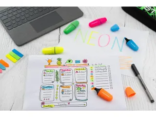 Markeerstift Eberhard Faber mini neon etui 6 stuks - 7