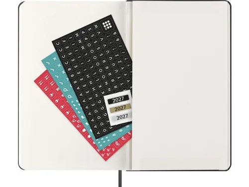 Agenda 2027 Moleskine 12M Planner Weekly 7dag/2pagina's large hc black