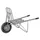 steen-/tegelkruiwagen,HxBxD 940x600x1440mm,staal,grijs,lucht-banden