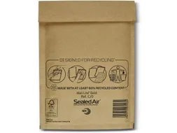 Mail Lite Gold Luchtkussenenveloppen C/0 150x210mm Kraft 200 stuks