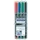 Viltstift Staedtler OHP Lumocolor 313 Super fijn 0.4mm Assorti 4 stuks