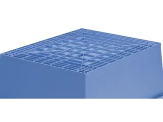 Herbruikbare Stapelbak Grote Capaciteit 453x800x600mm 109l Deksel - 3