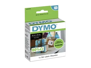 Etiket Dymo Labelprint Vierkant 25x25mm Verwijderbaar S0929120 - 7