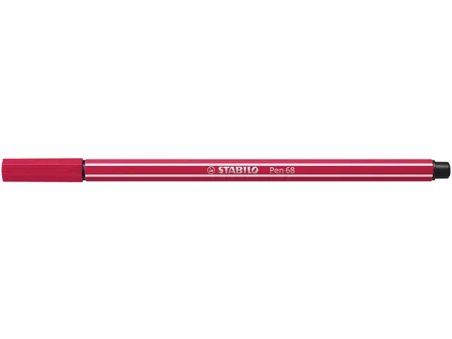 Viltstift STABILO Pen 68/50 medium donkerrood