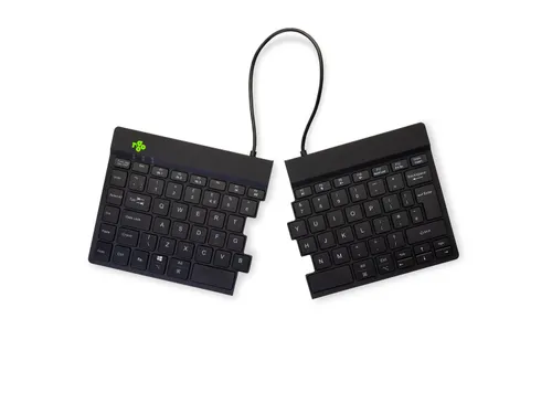 Split Break V2 ergonomisch toetsenbord Qwerty UK Zwart draadloos