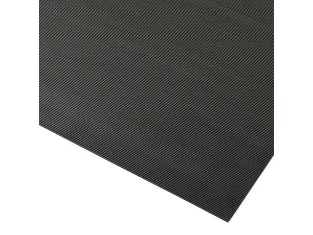 tafellegger,mat,ESD,LxB 1500x1200mm,rubber,met lengteribbels,afvoerend