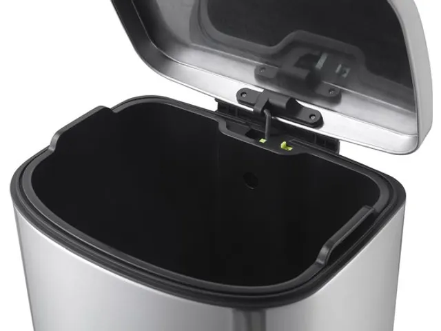 Afvalbak EKO Della pedaalemmer 50 liter RVS