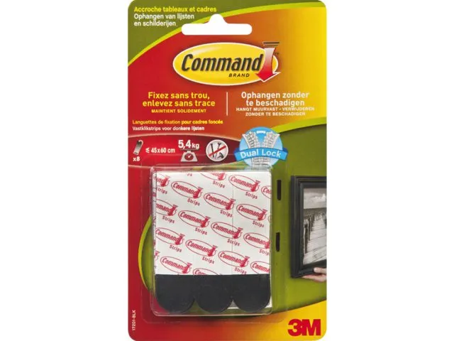 Bevestigingsstrip Command middelgroot klik vast 5,4kg zwart