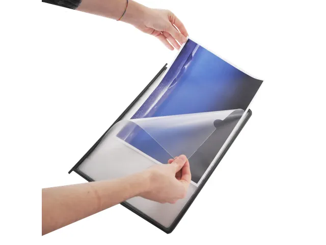 Desq 4507 Bureaustandaard met Voet 10 displaypanelen voor 20 vellen A4