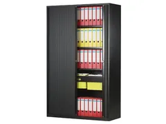 Bisley Roldeurkast Zwart 198x120x43 (Hxbxd)