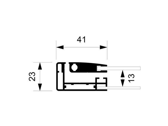 Vitrine d’affichage verrouillable ext/int 4xA4 anthracite