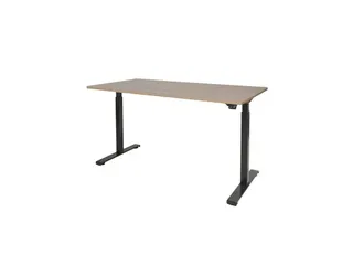 Dextro Basic Zit-sta Bureau Elektrisch 160x80 Hav/kers 25mm Zwart - 1