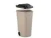 Mobiele container 100 Liter Beige Zwart