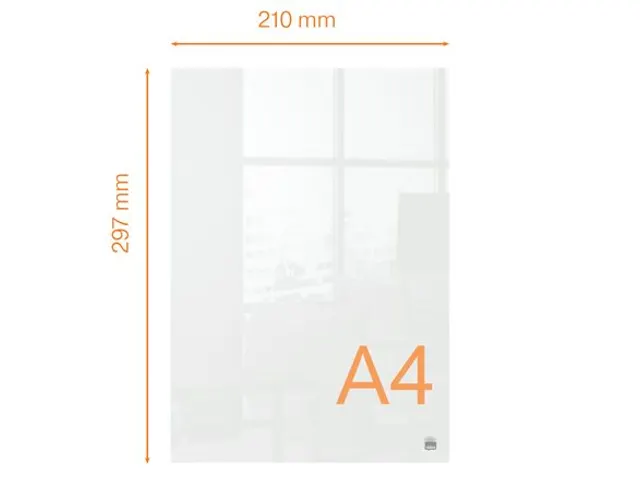 Notitiebord Nobo transparant acryl A4