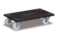 Möbelhund dolly draagverm. 750kg laadvl. LxB 600x600mm laad H 253mm