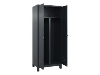 PBM-locker,HxBxD 1950x800x500mm,2vak,vak B 400mm,draaigrendel - 2