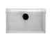 Visitekaarthoes Transparant 65X105Mm Met Zwarte Klittenbandsluiting