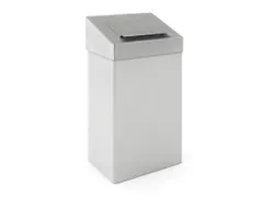 Afvalbak Met Hygiënische Top 18 Liter Rvs