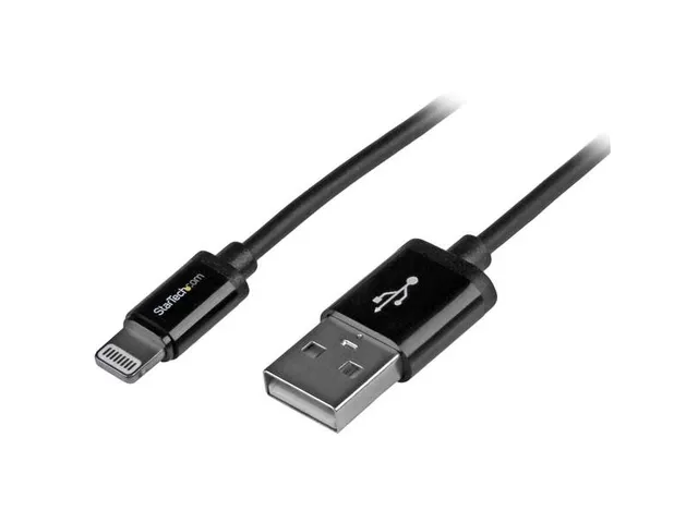 1 Meter Apple 8-polige Lightning Connector Naar Usb-kabel Zwart